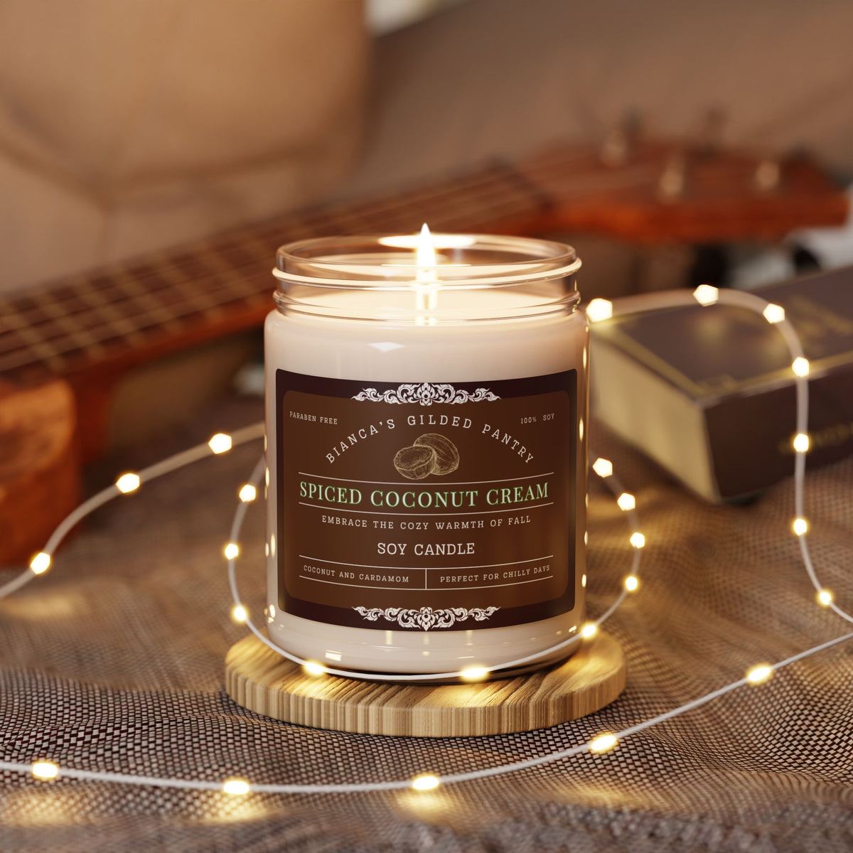 *LIMITED EDITION* Spiced Coconut Cream Soy Candle | Cozy Autumn Spice Candle