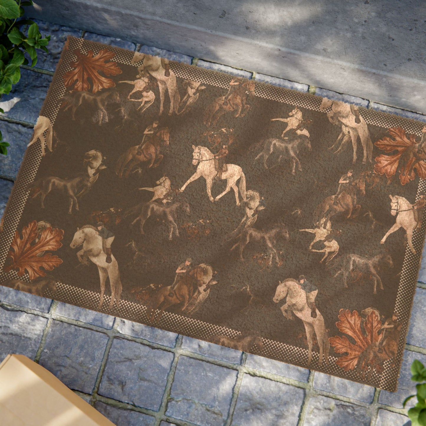 Briarwood Equestrian Tartan Doormat — Heritage Horse Design