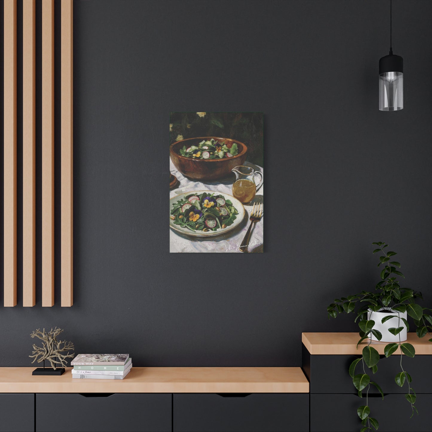 Spring Salad II (Canvas) | At the Garden Table