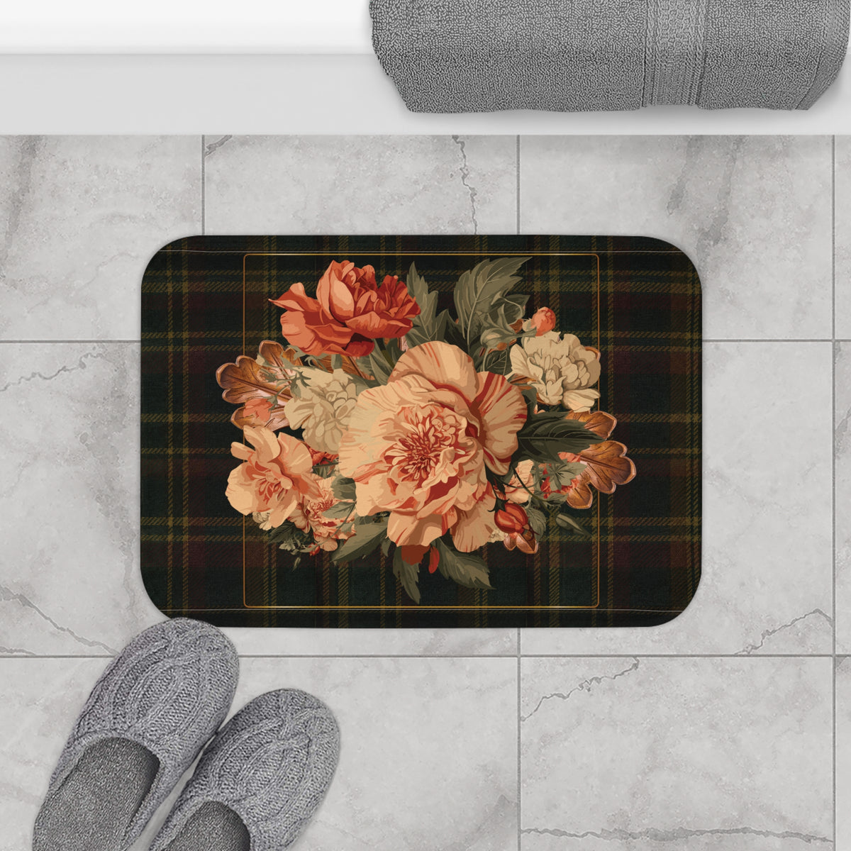 Briarwood Floral Bath Mat