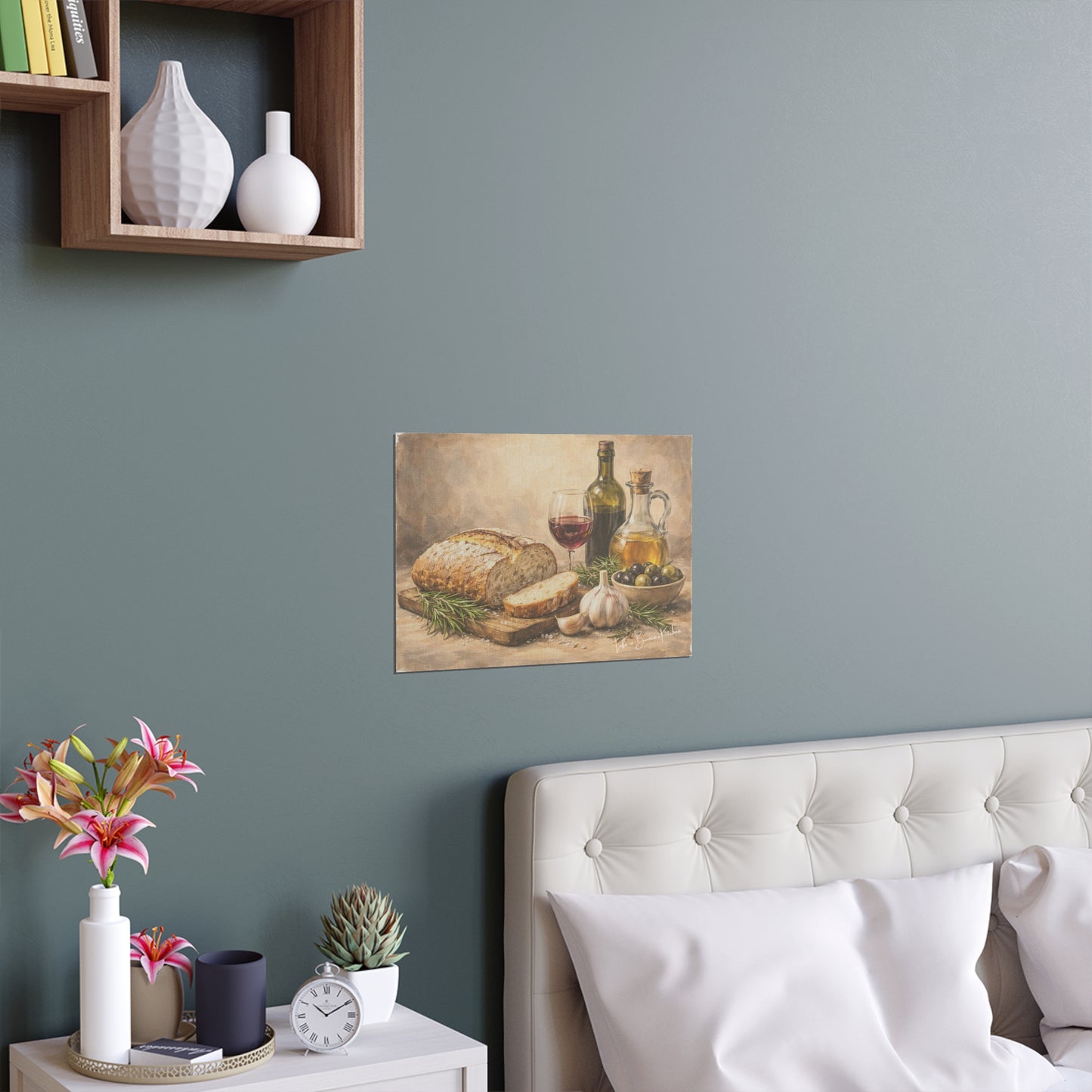 Rustic Bread Still Life (Silk Poster )  | La Tavola Rustica
