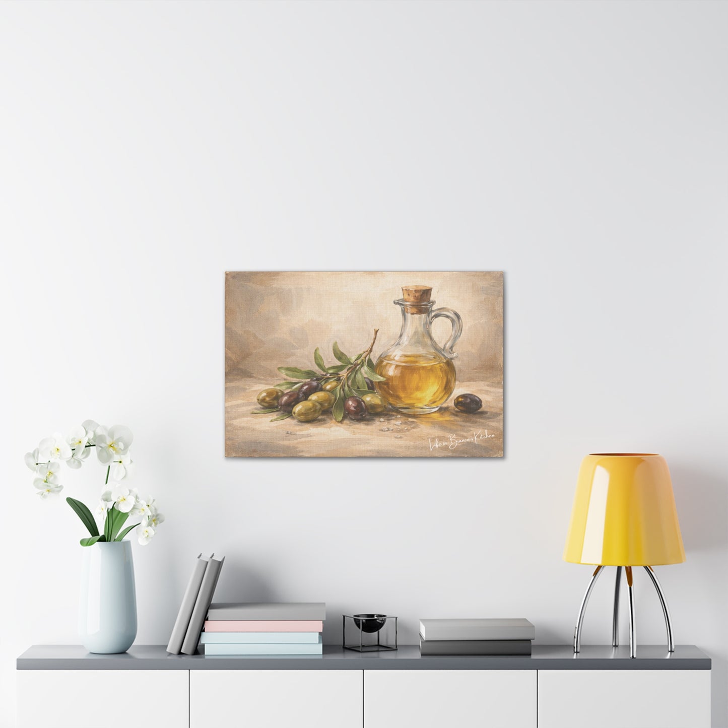 Rustic Olives Still Life (Canvas) | La Tavola Rustica