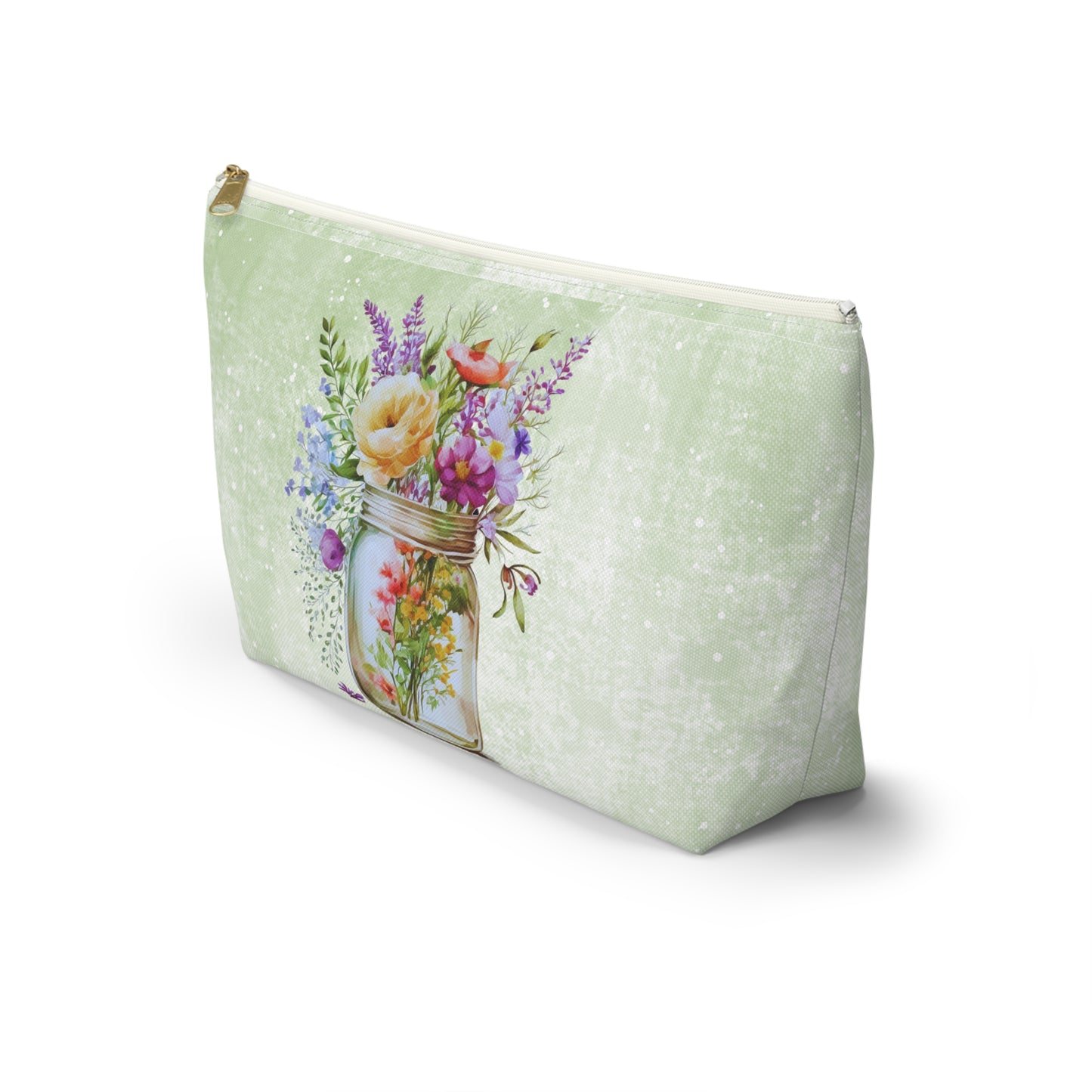 Spring Arrangement | Botanical Still Life Travel Pouch