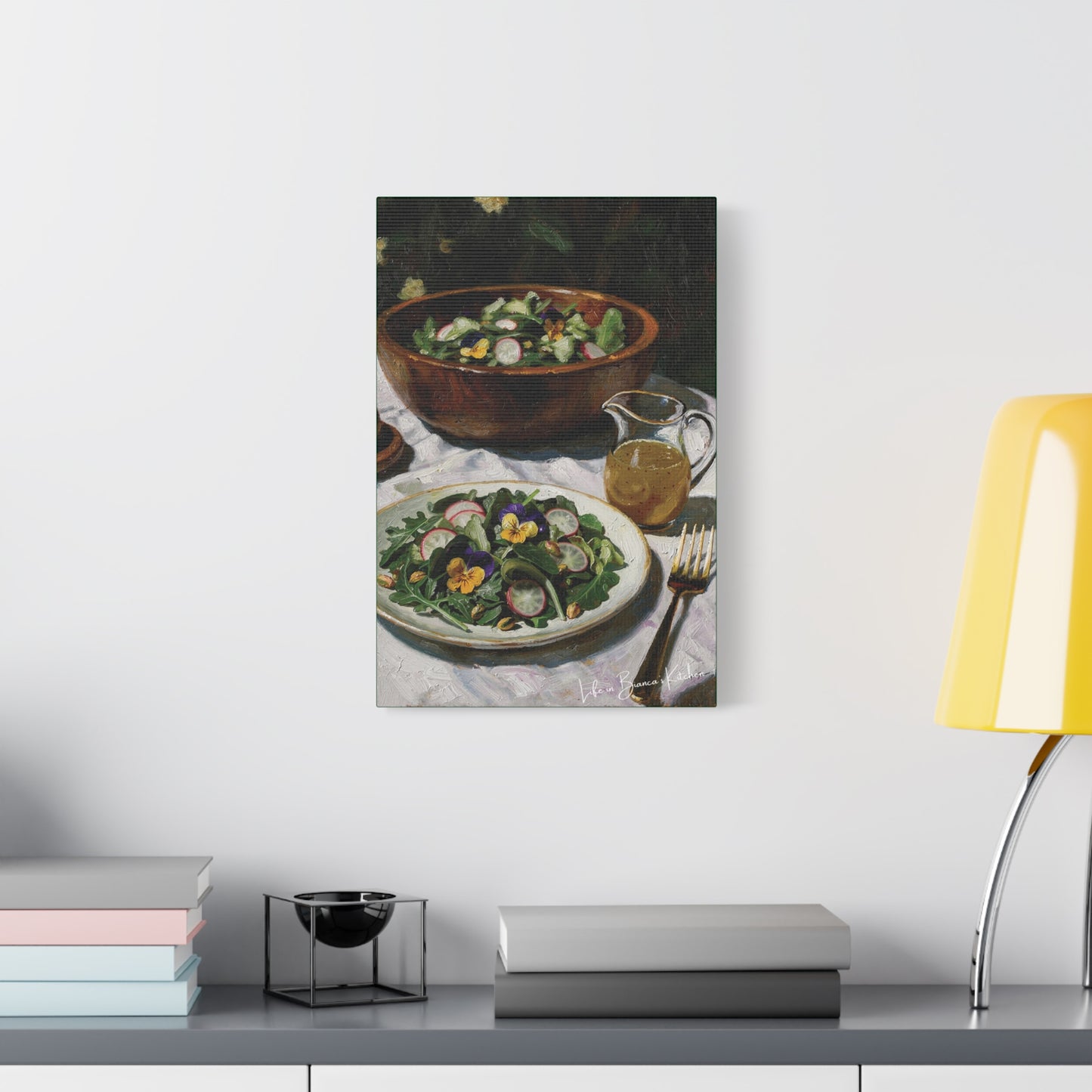 Spring Salad (Canvas) | At the Garden Table