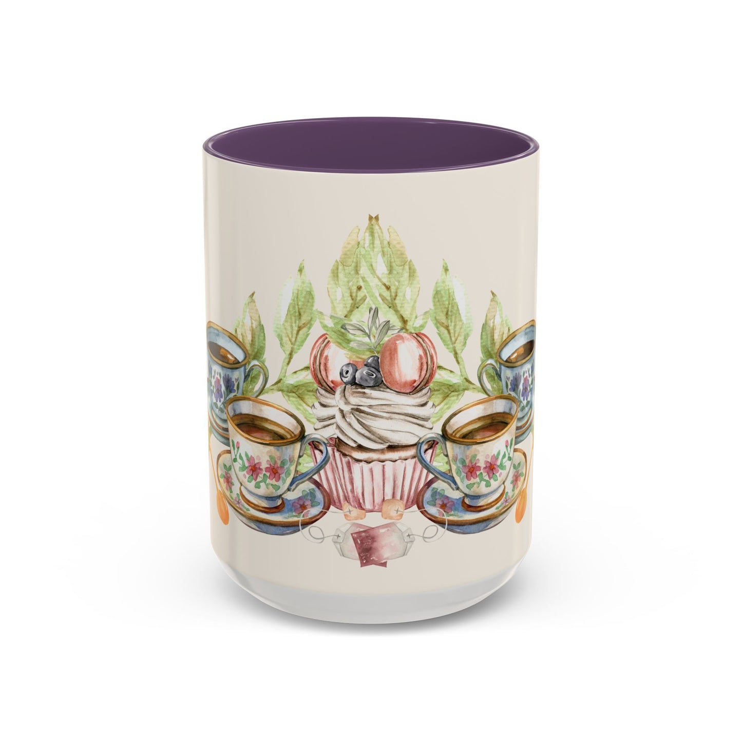 La Vie en Thé Illustrated Ceramic Mug | French Tea Cup Design