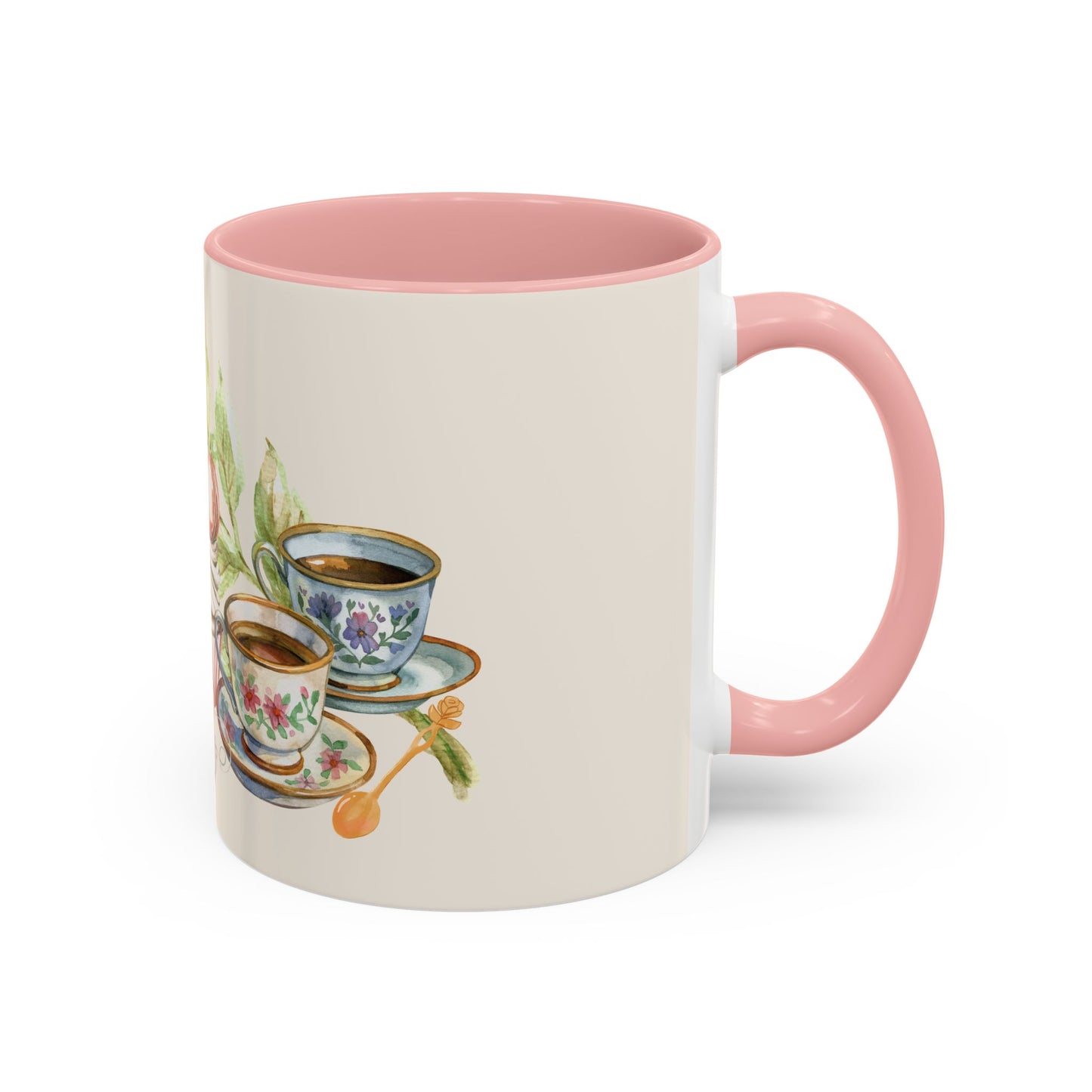 La Vie en Thé Illustrated Ceramic Mug | French Tea Cup Design