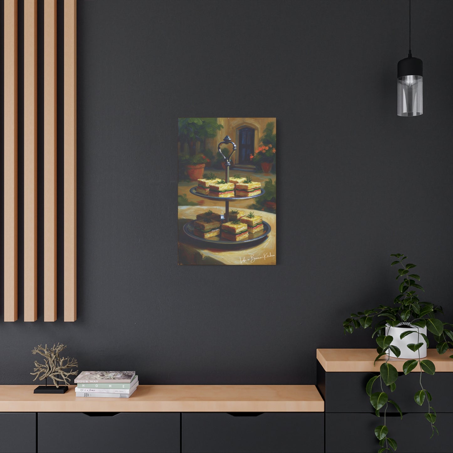 Tea Sandwiches (Canvas) | At the Garden Table