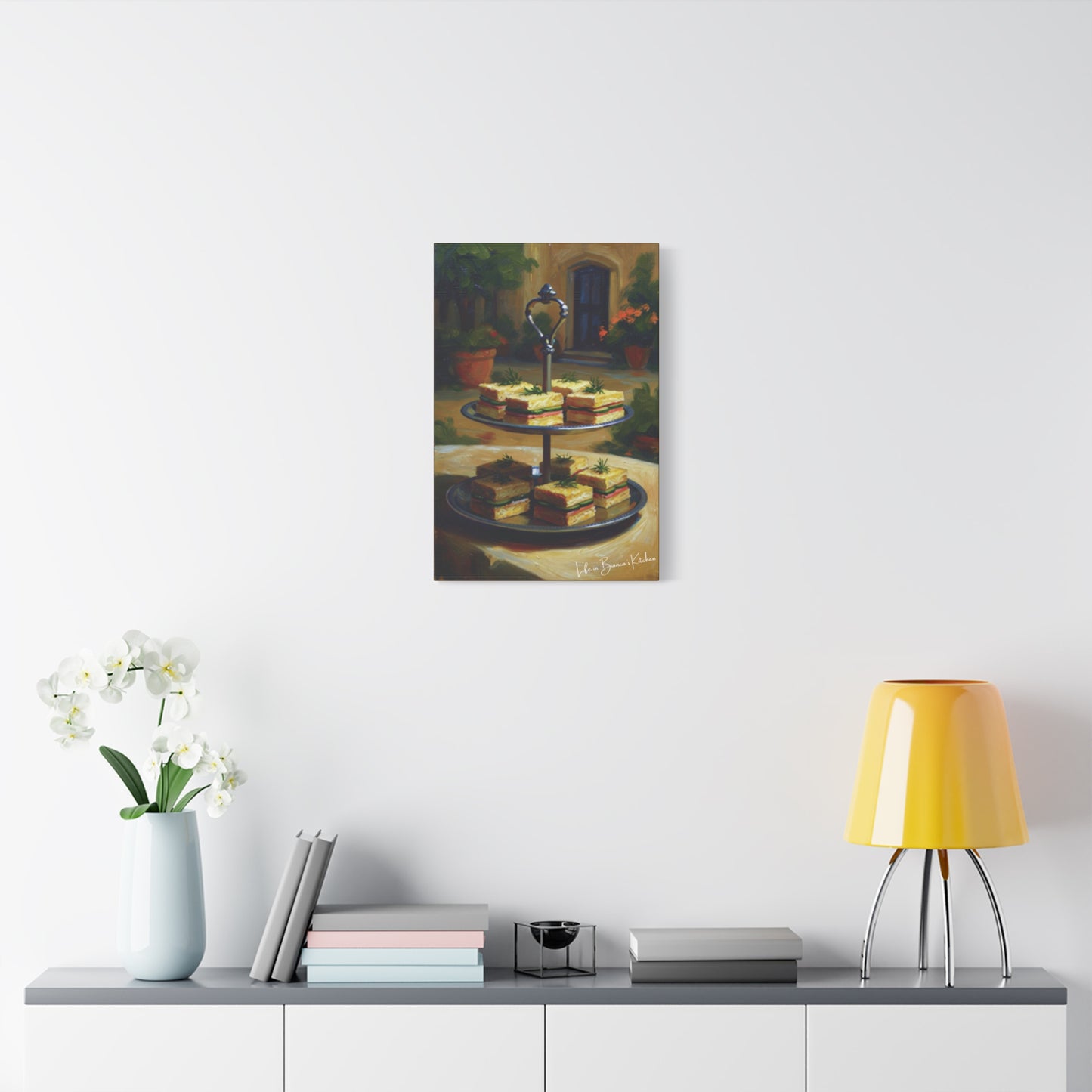 Tea Sandwiches (Canvas) | At the Garden Table