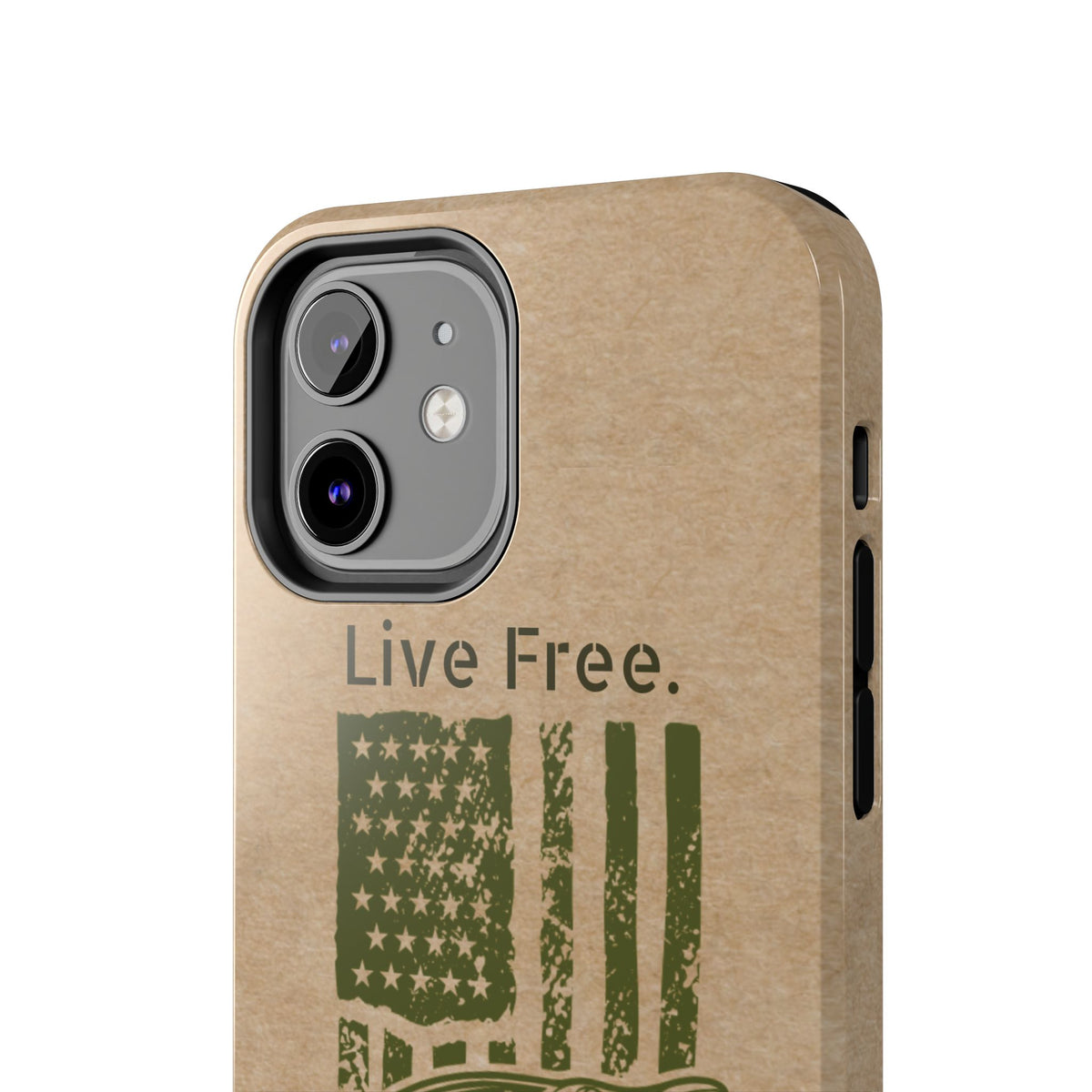 Live Free. Fish Hard. Phone Case | Heritage Outdoors Series