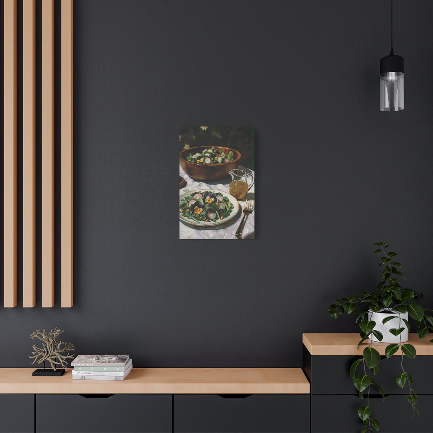 Spring Salad II (Canvas) | At the Garden Table