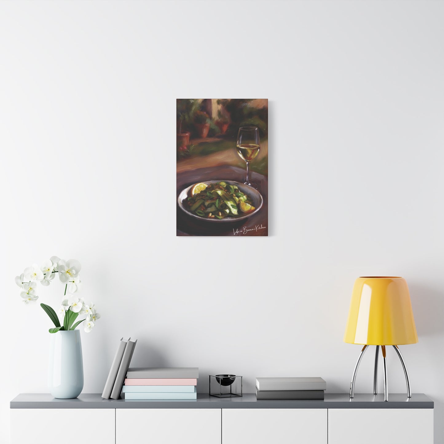 Summer Plate, Quiet Hour (Canvas) | At the Garden Table