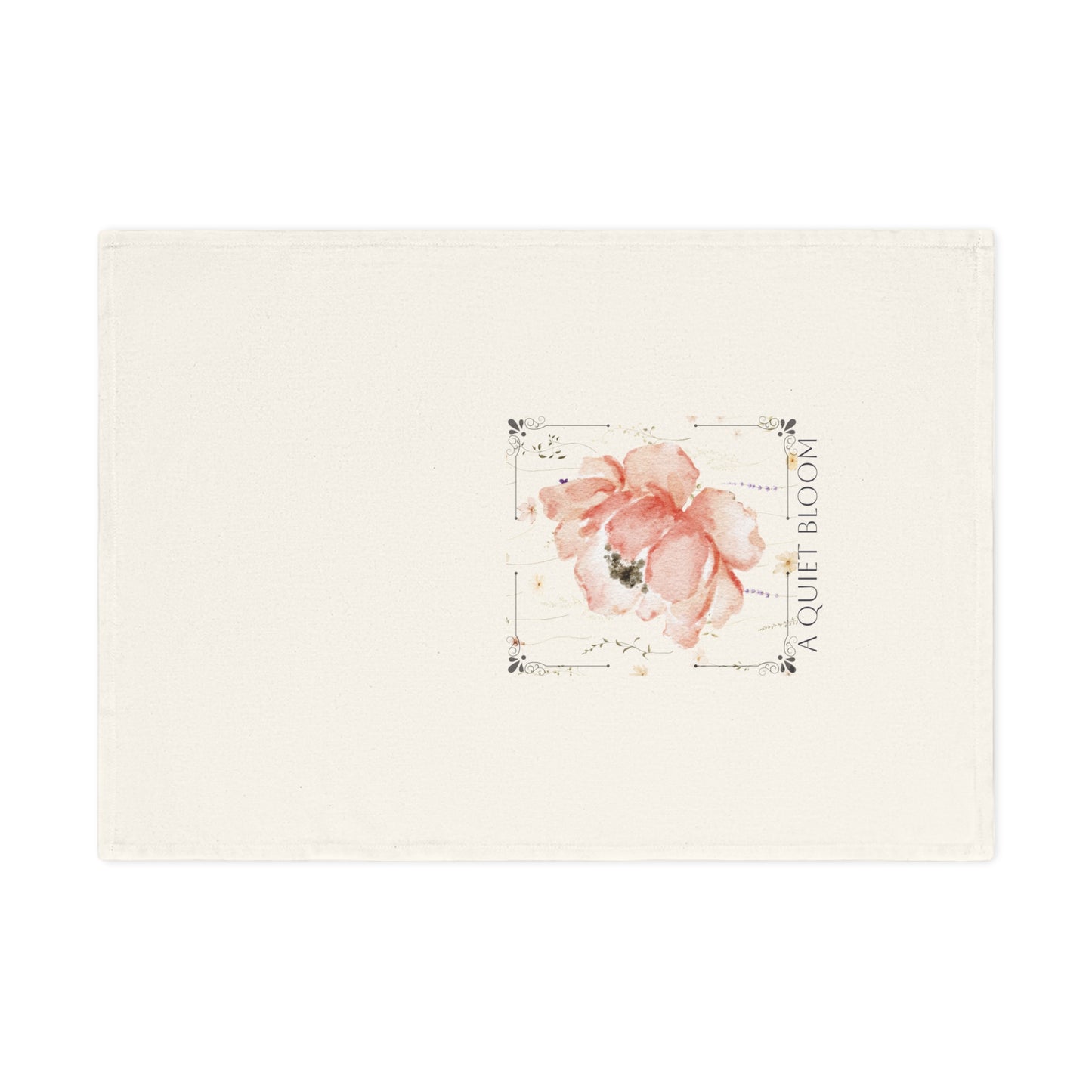 A Quiet Bloom | Cotton Tea Towel – Spring Botanical