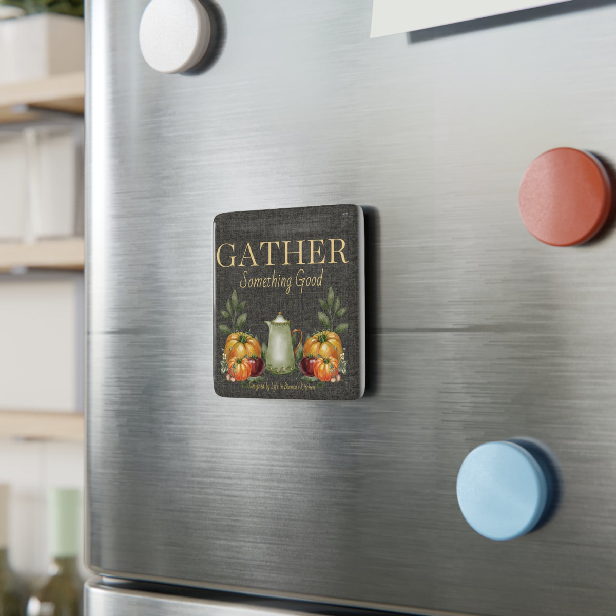 Gather Something Good | Late Summer Tomatoes Porcelain Magnet