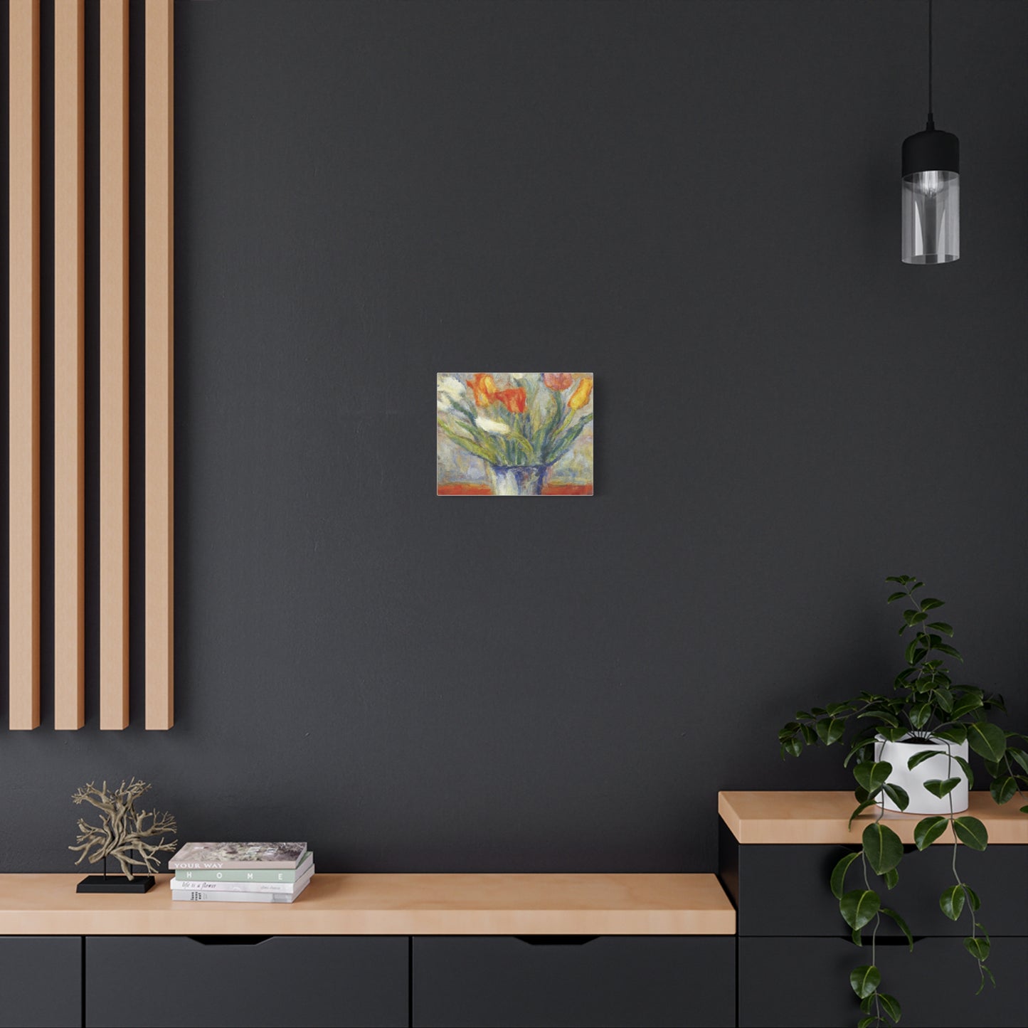 Spring Tulips in Bloom | Botanical Still Life Canvas Art