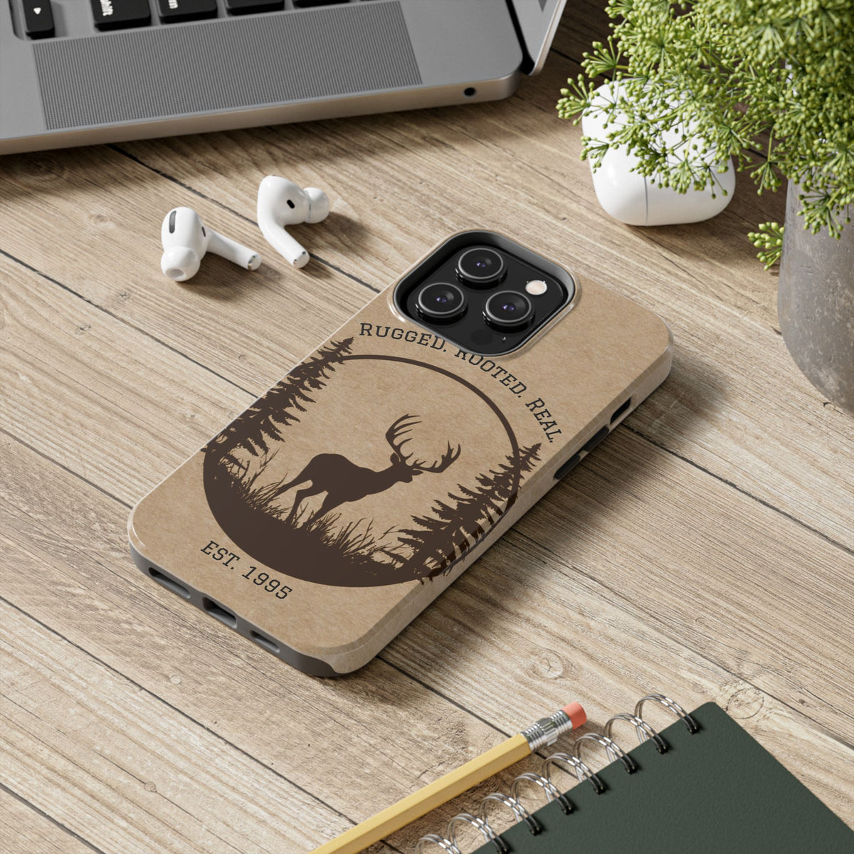 Live Free. Fish Hard. Phone Case | Heritage Outdoors Series