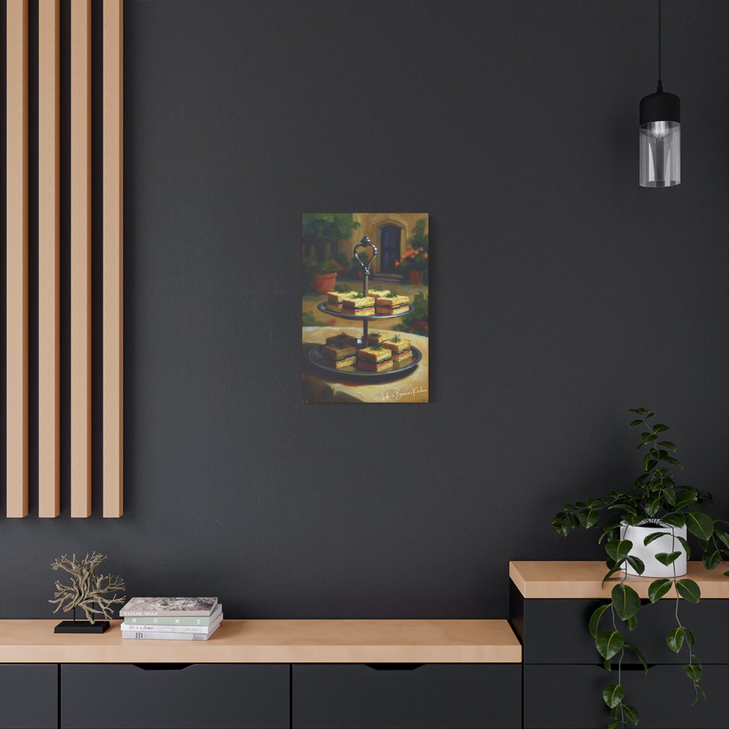 Tea Sandwiches (Canvas) | At the Garden Table