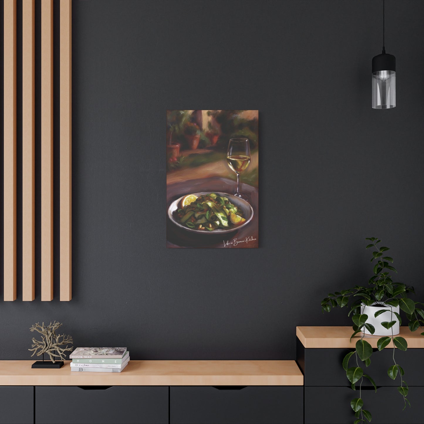 Summer Plate, Quiet Hour (Canvas) | At the Garden Table