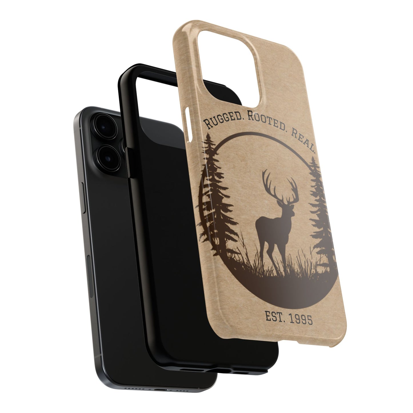 Live Free. Fish Hard. Phone Case | Heritage Outdoors Series