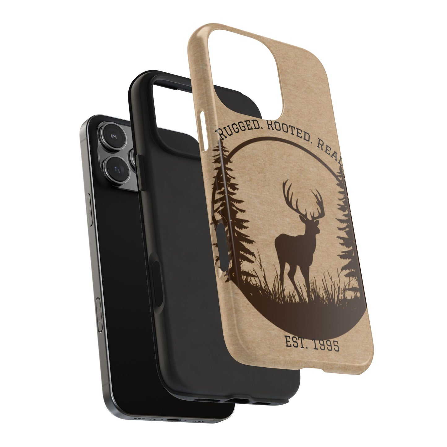 Live Free. Fish Hard. Phone Case | Heritage Outdoors Series