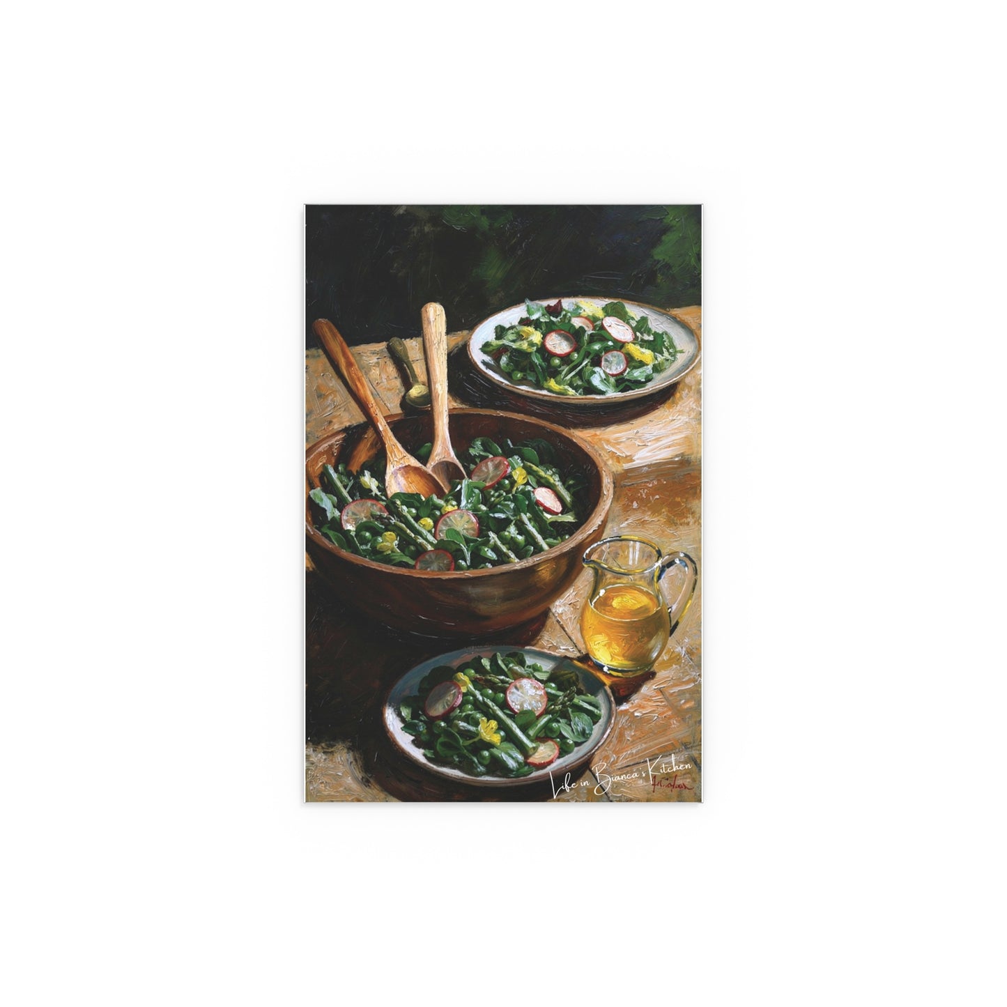 Spring Salad II (Silk Poster) | At the Garden Table