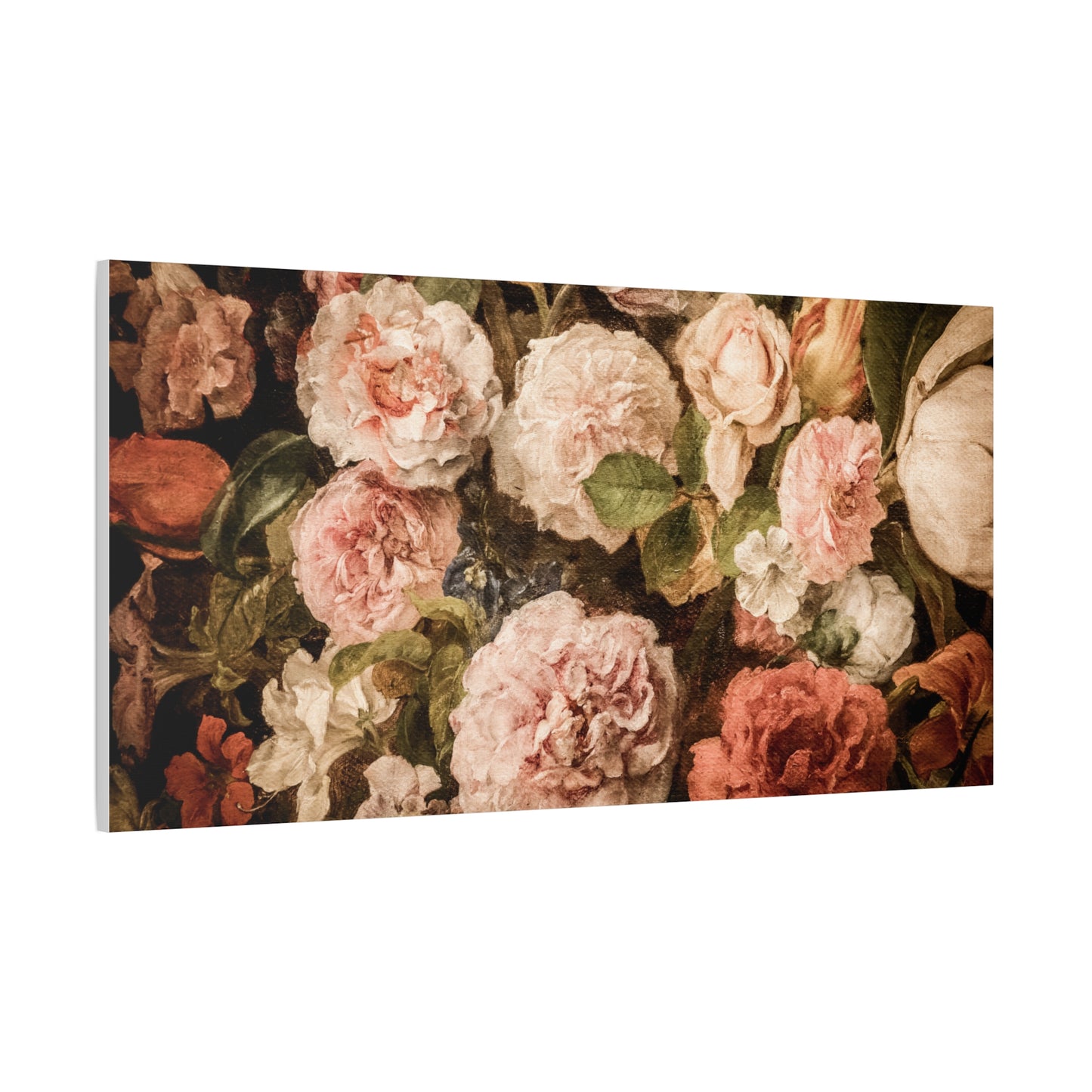Carnations in Bloom | Botanical Still Life Canvas Art