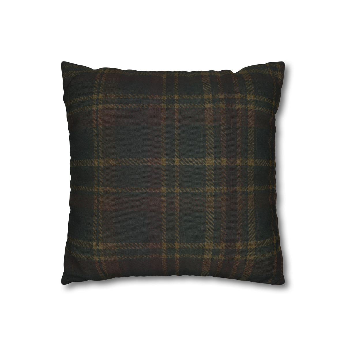 Briarwood Floral Faux Suede Decorative Pillow Cover II — 14" × 14"