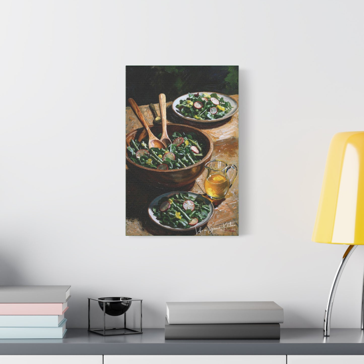 Spring Salad II (Canvas) | At the Garden Table