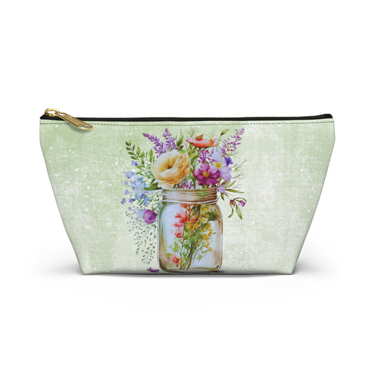 Spring Arrangement | Botanical Still Life Travel Pouch