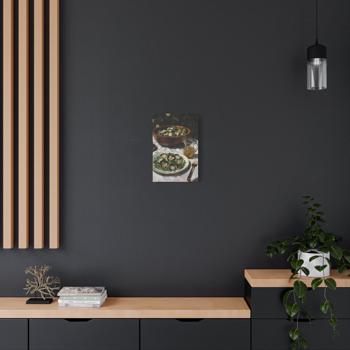 Spring Salad (Canvas) | At the Garden Table