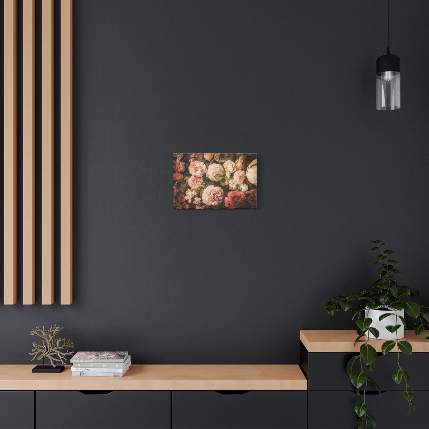 Carnations in Bloom | Botanical Still Life Canvas Art