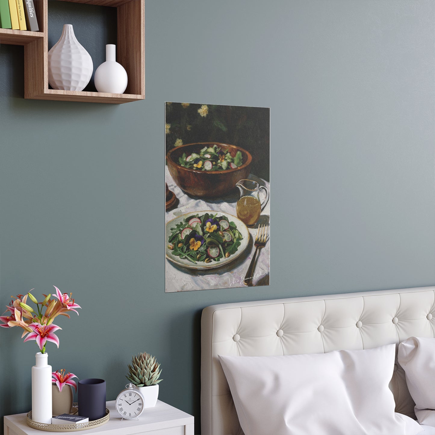 Spring Salad (Silk Poster) | At the Garden Table