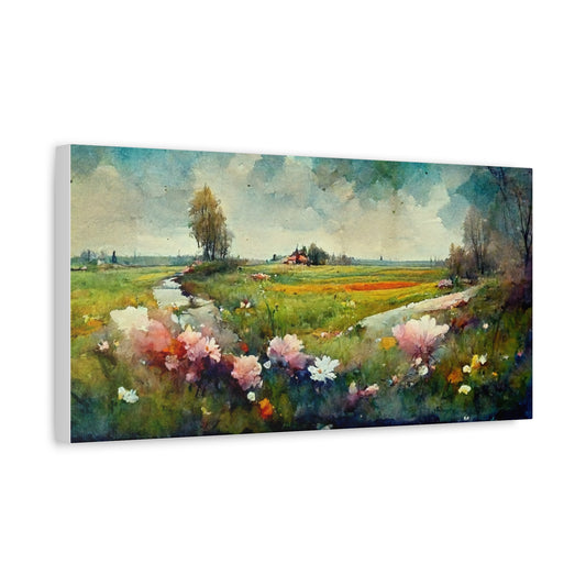 Where Spring Begins | Botanical Still Life Canvas Art
