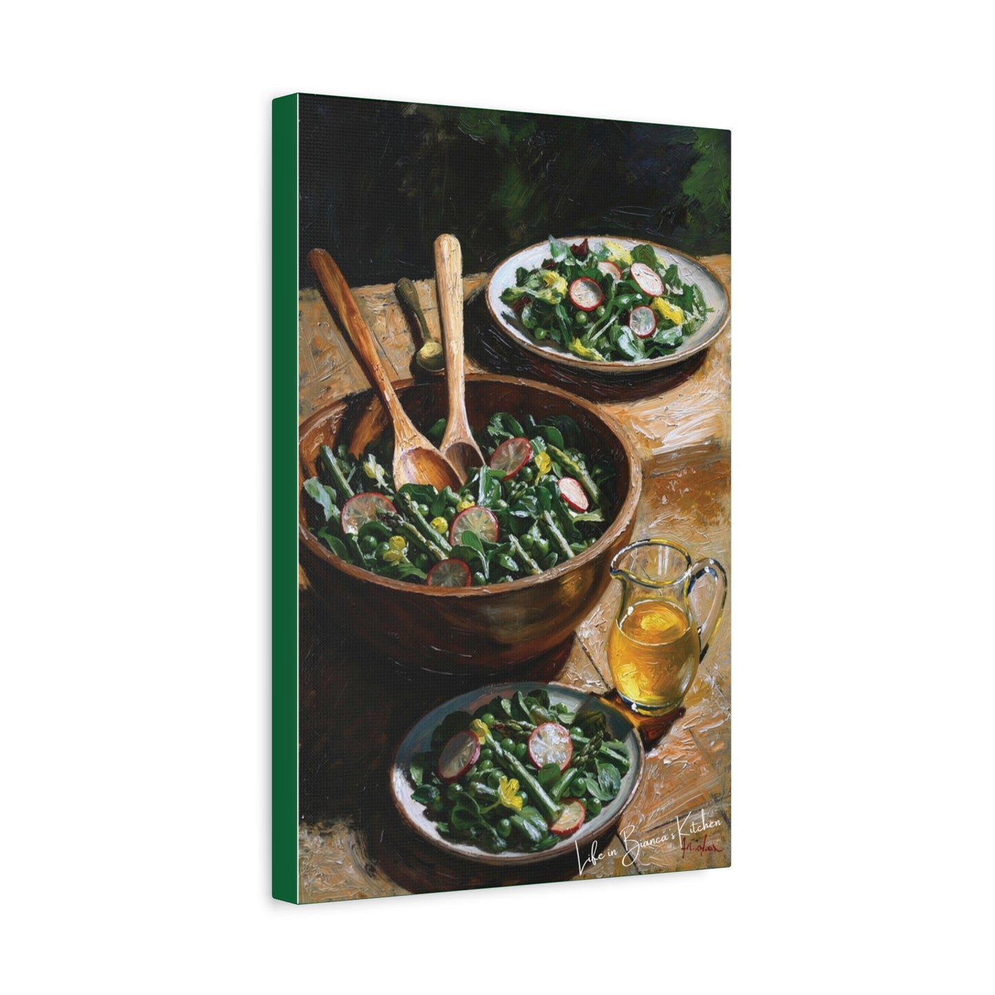 Spring Salad II (Canvas) | At the Garden Table