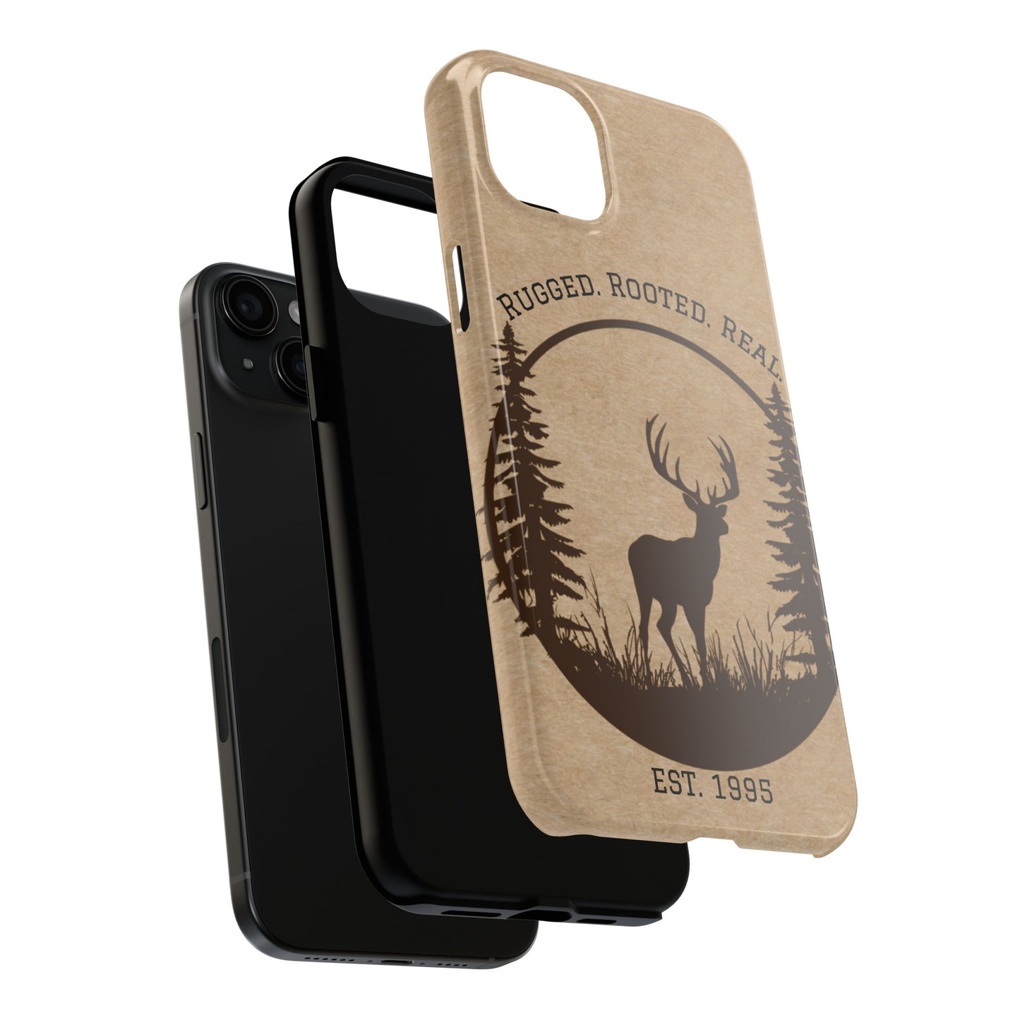 Live Free. Fish Hard. Phone Case | Heritage Outdoors Series