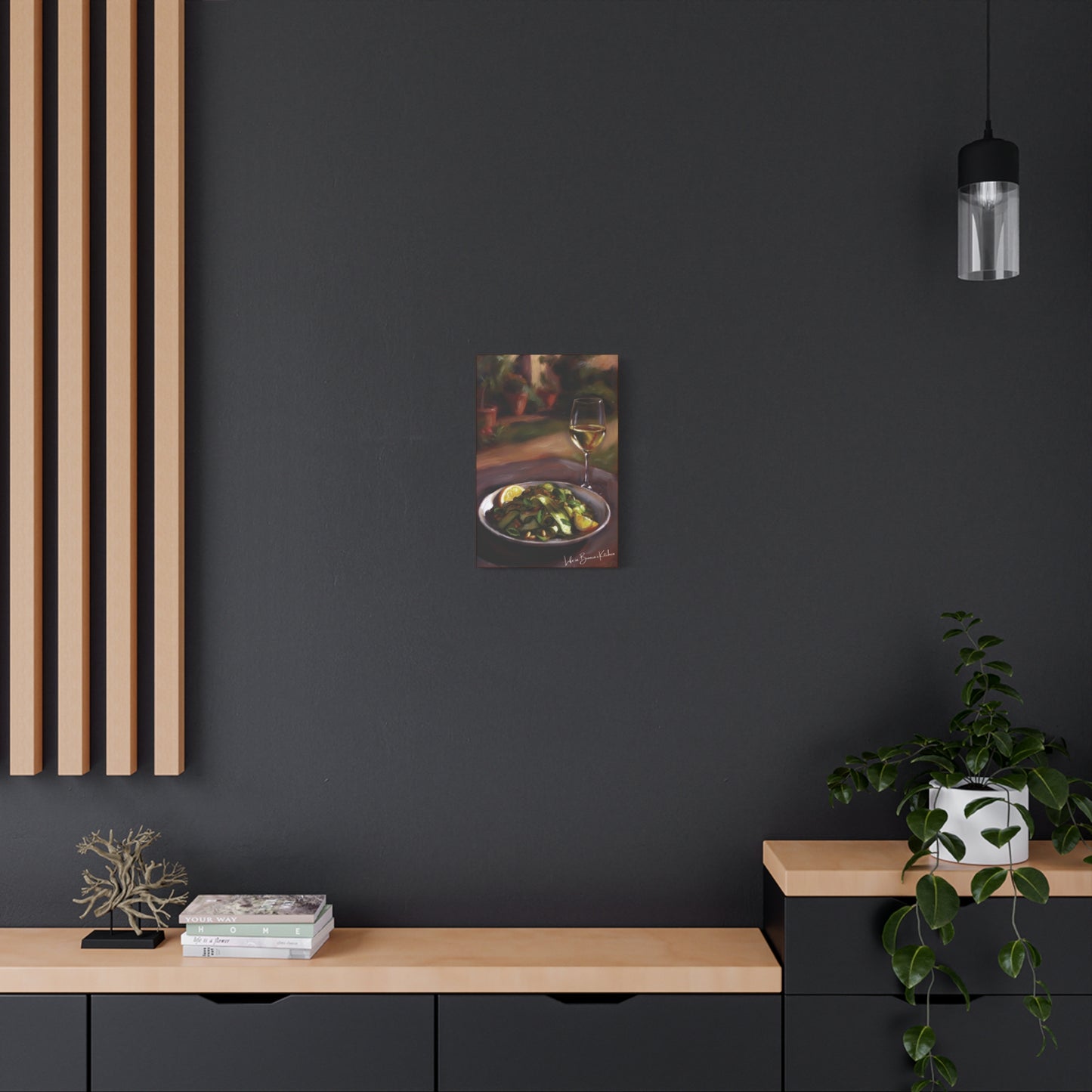 Summer Plate, Quiet Hour (Canvas) | At the Garden Table
