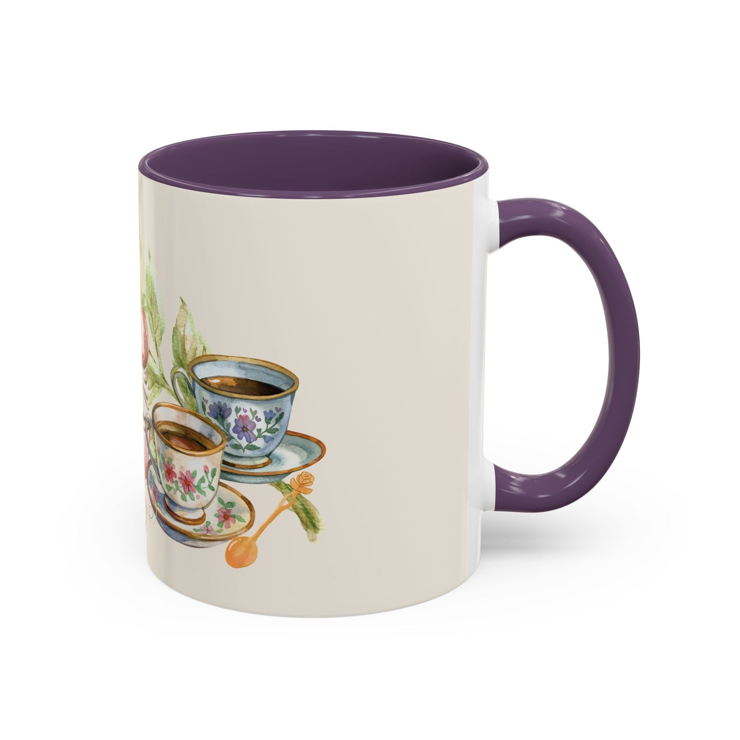 La Vie en Thé Illustrated Ceramic Mug | French Tea Cup Design