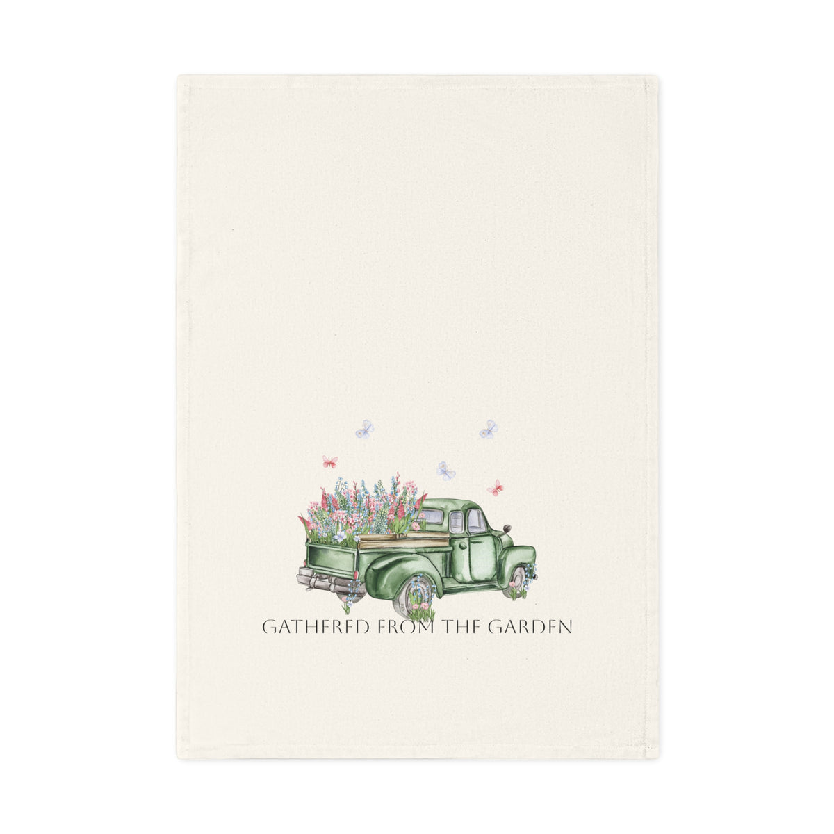 Gathered from the Garden  | Cotton Tea Towel – Spring Botanical