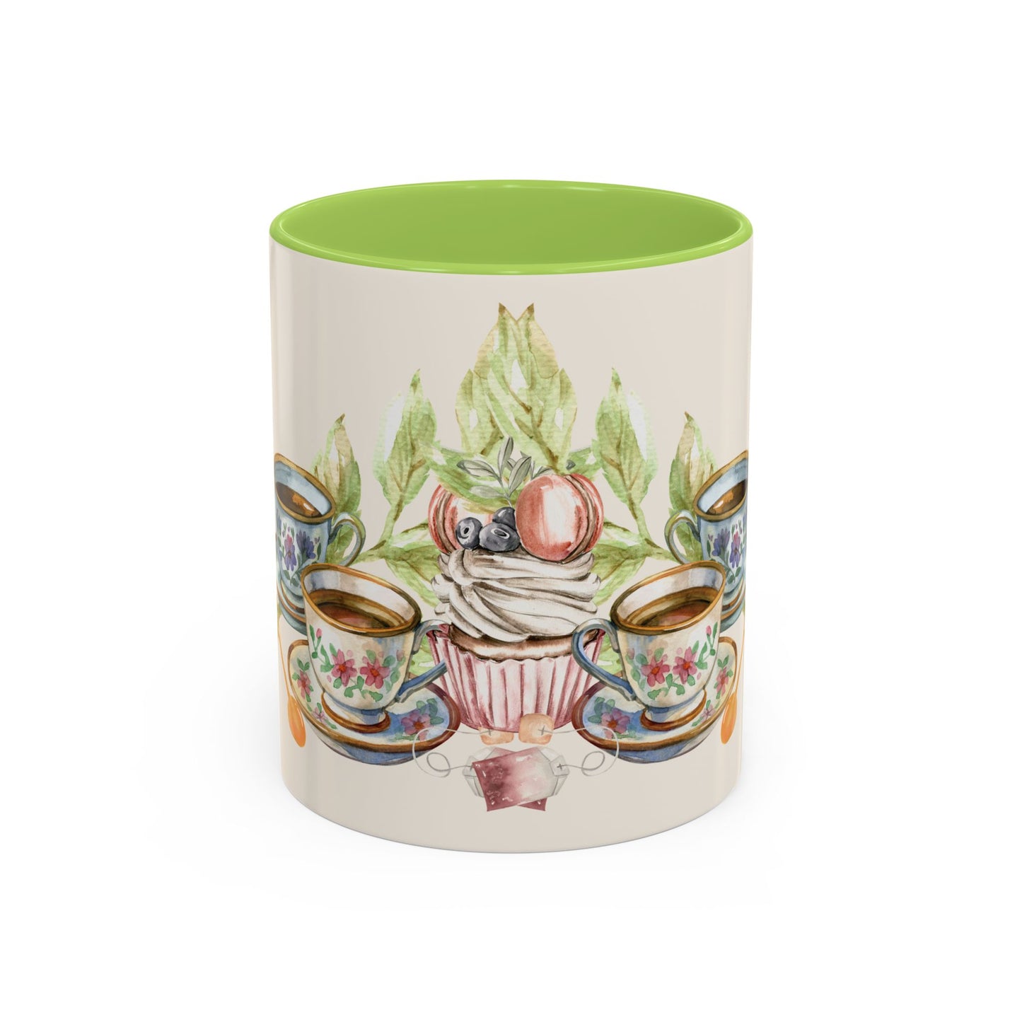 La Vie en Thé Illustrated Ceramic Mug | French Tea Cup Design