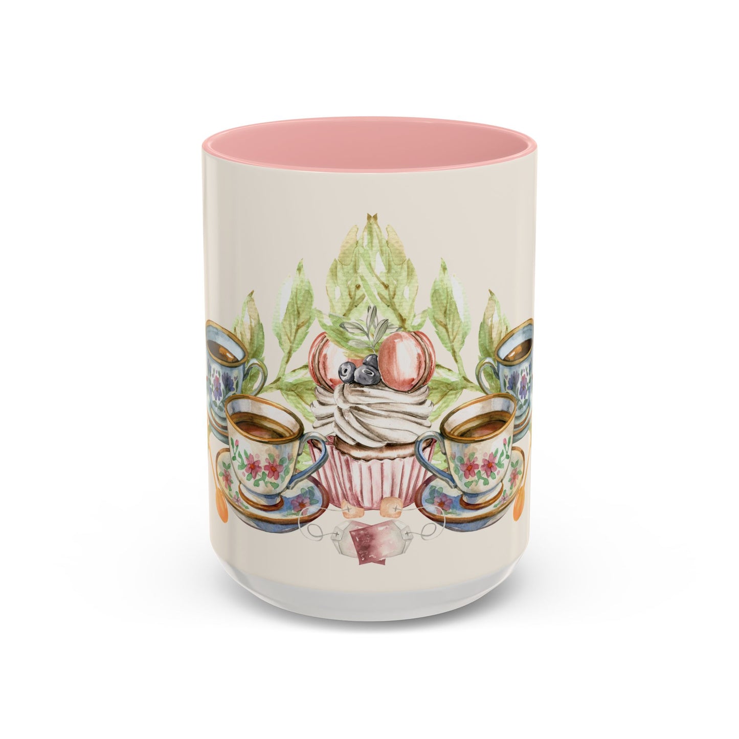 La Vie en Thé Illustrated Ceramic Mug | French Tea Cup Design