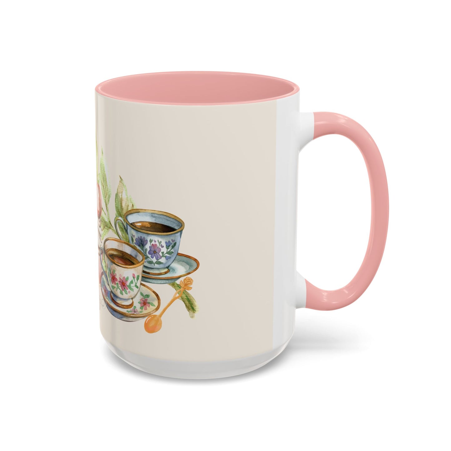 La Vie en Thé Illustrated Ceramic Mug | French Tea Cup Design