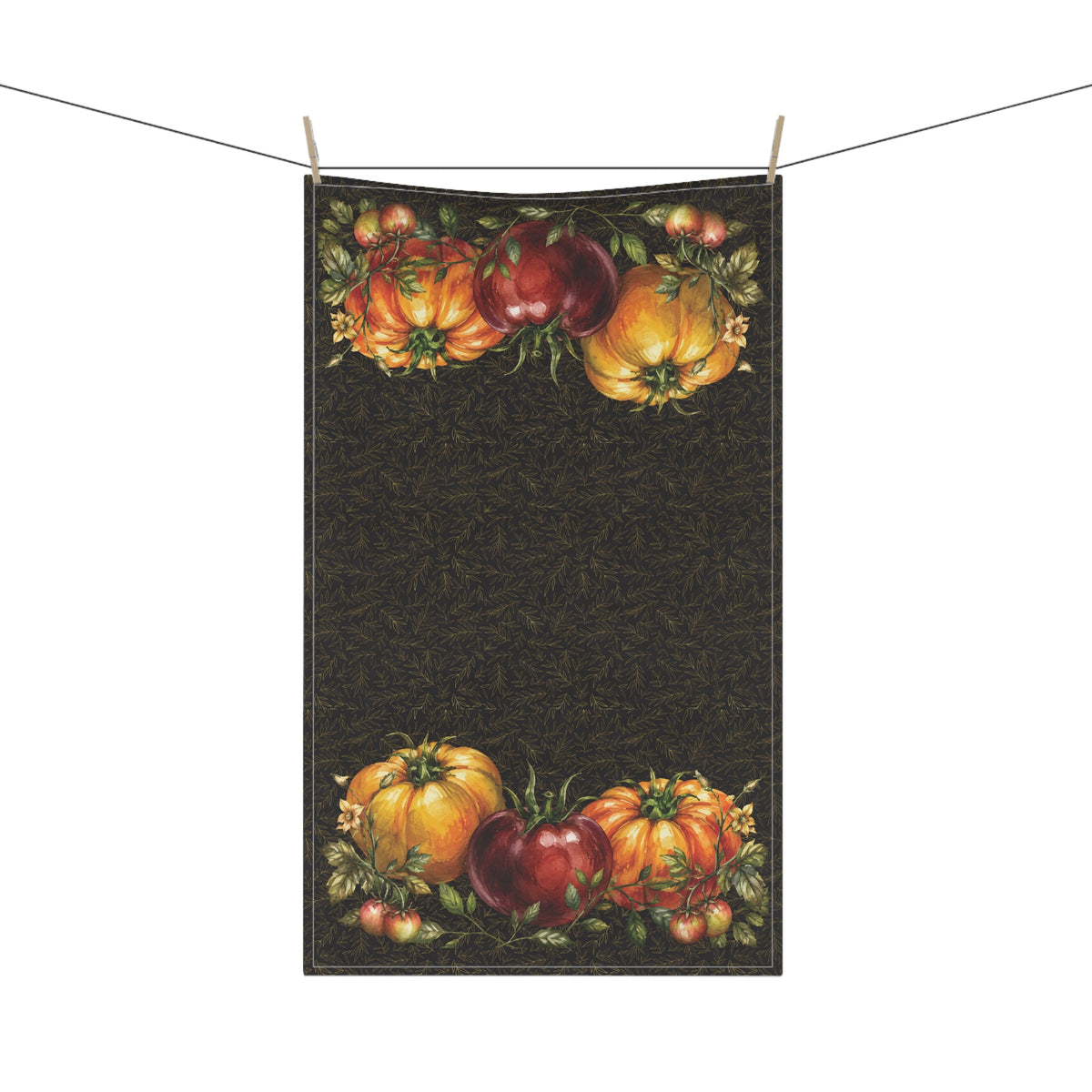 Late Summer Tomatoes Botanical Tea Towel