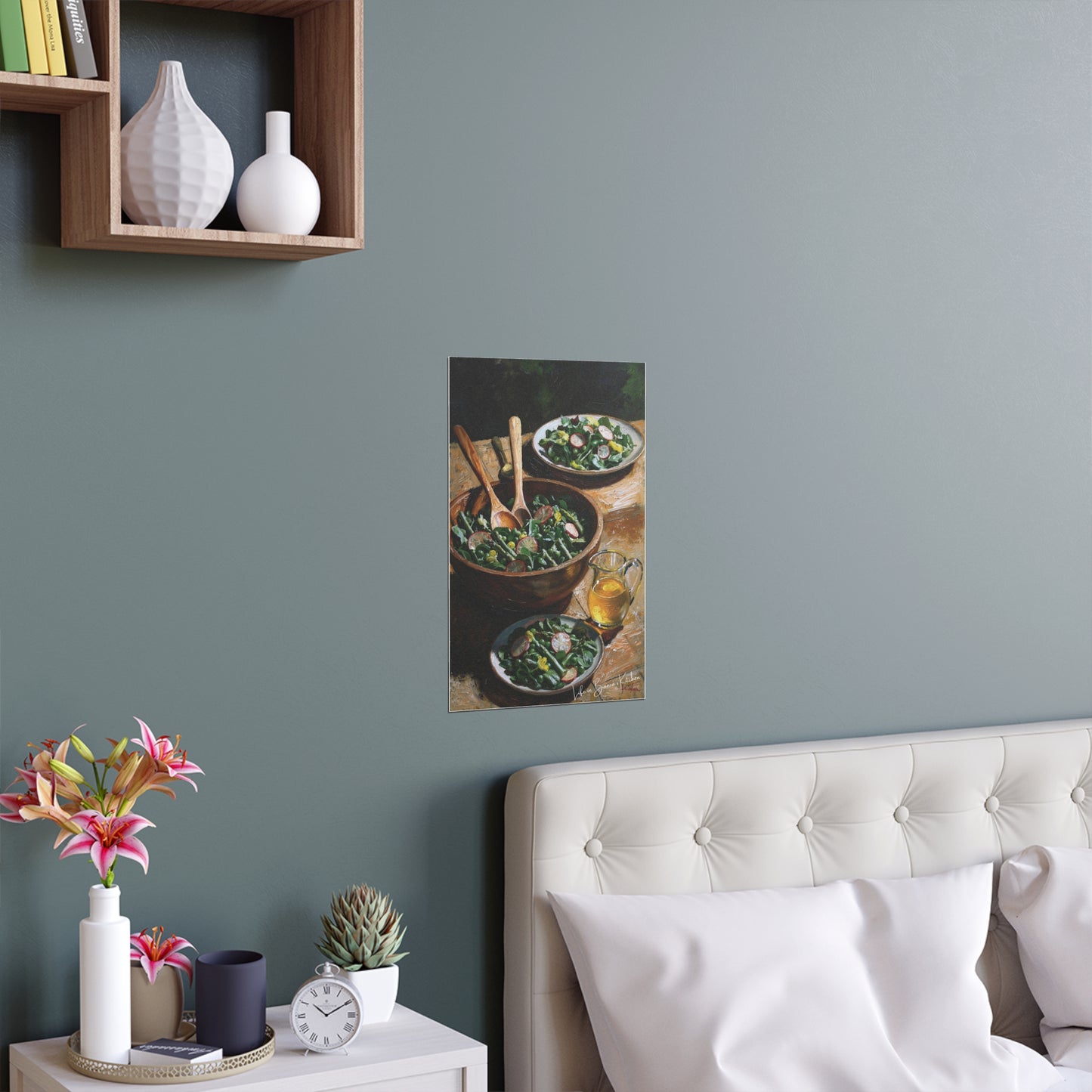 Spring Salad II (Silk Poster) | At the Garden Table
