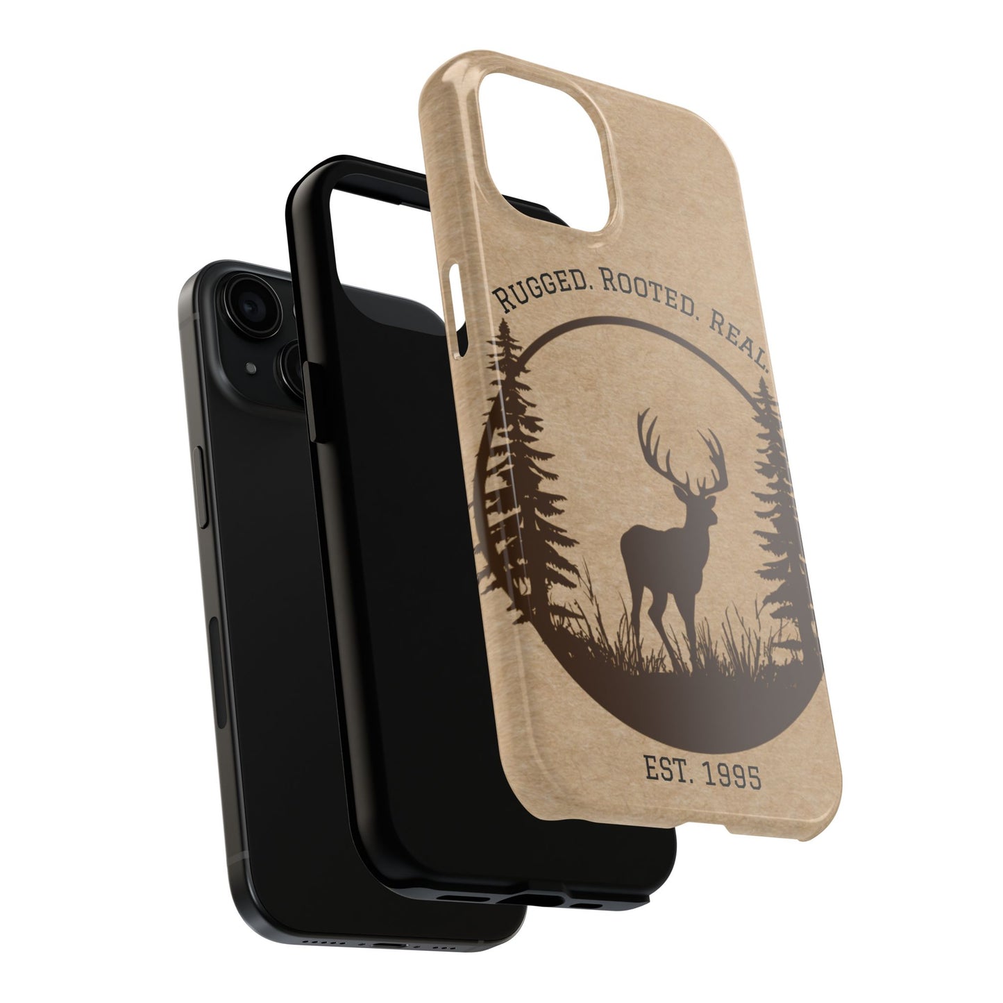 Live Free. Fish Hard. Phone Case | Heritage Outdoors Series