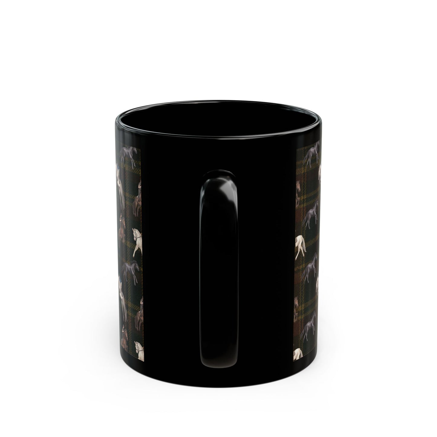 Briarwood Equestrian Mug — Horse & Heritage Tartan Design
