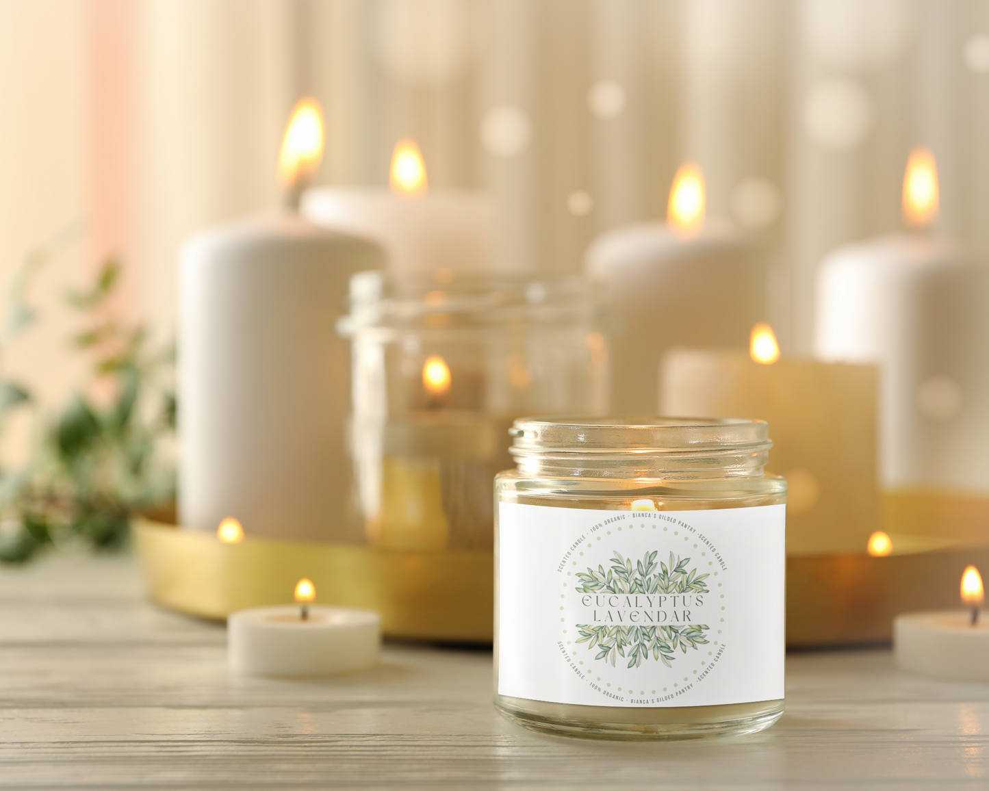 Eucalyptus & Lavender | Self-Care Ritual Soy Candle (9oz)
