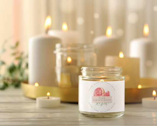 Pink Grapefruit | Self-Care Ritual Soy Candle (9oz)