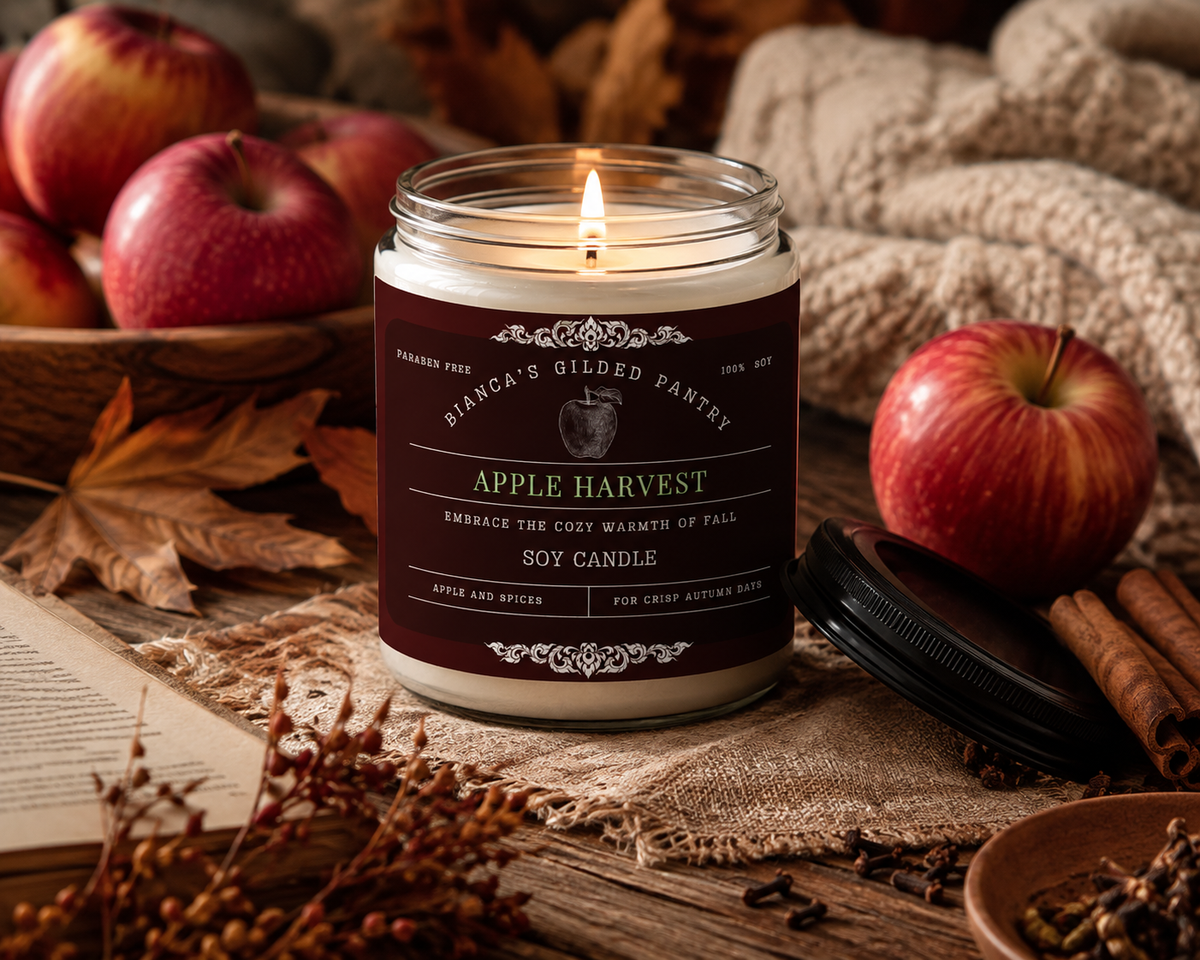 *LIMITED EDITION*  Apple Harvest Soy Candle | Cozy Autumn Orchard Candle