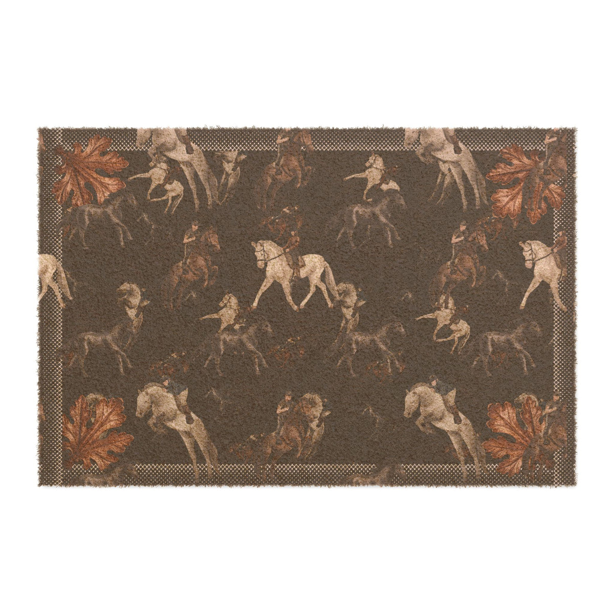 Briarwood Equestrian Tartan Doormat — Heritage Horse Design