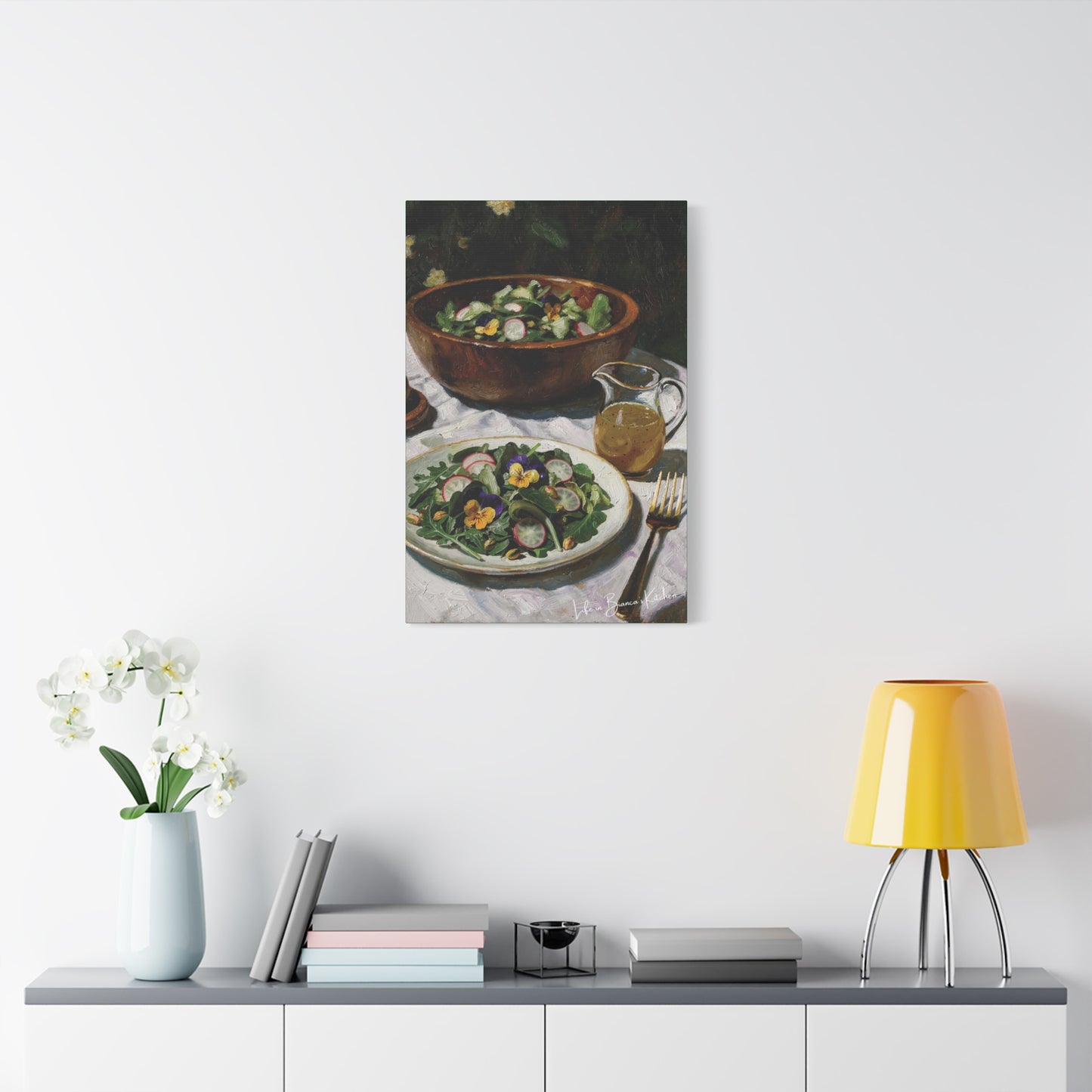 Spring Salad (Canvas) | At the Garden Table