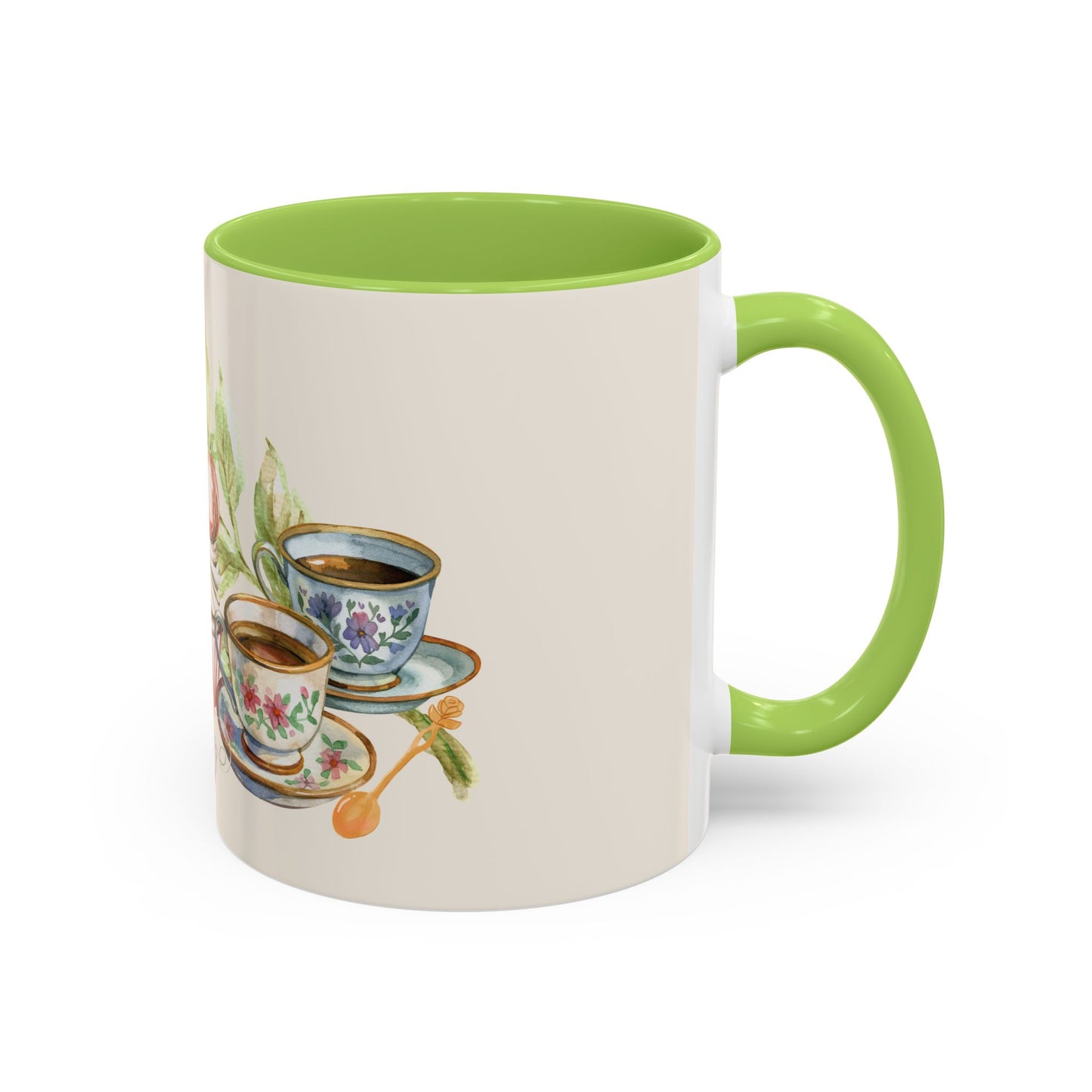 La Vie en Thé Illustrated Ceramic Mug | French Tea Cup Design
